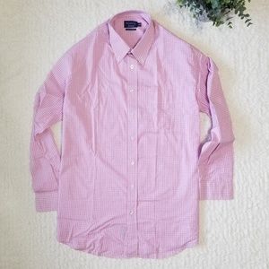 Italian cotton Longsleeve Men's Dress Shirt - Polo Button Down Shirt NWT